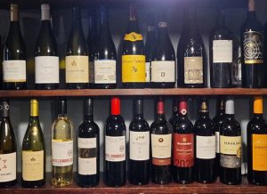 The wine shelf