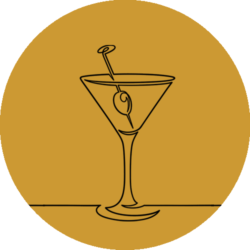 Cocktails served